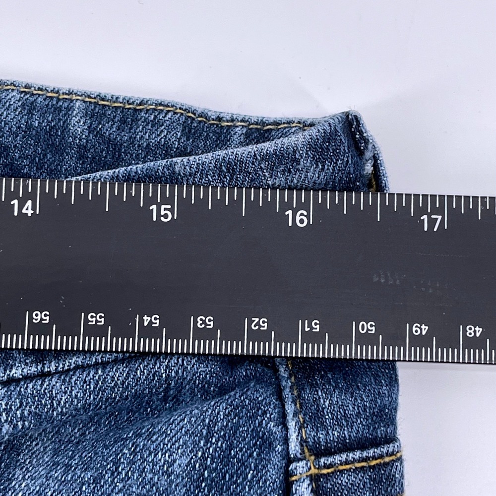 7 For All Mankind Kimmie Bootcut Jeans Womens 31 Medium Wash Stretch Denim USA - Picture 7 of 10